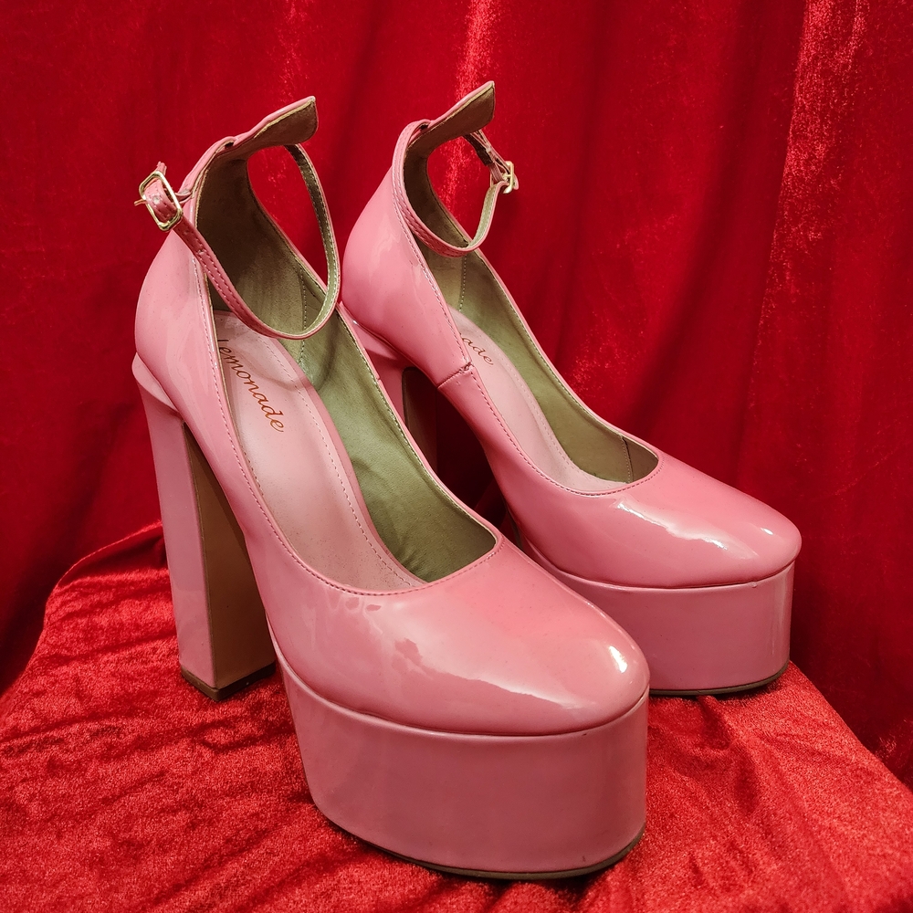 Pink Platform Heels